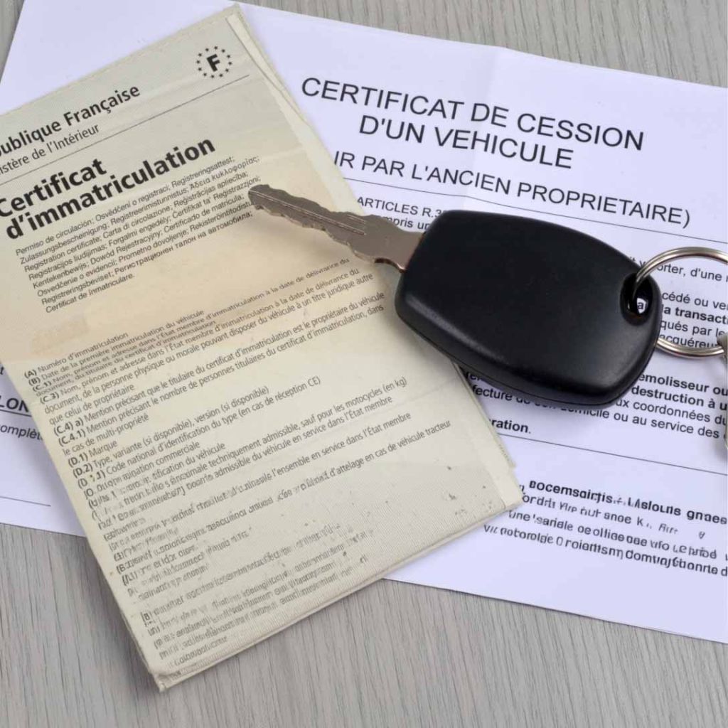 carte grise et certificat d'immatriculation litige auprès de l'administration